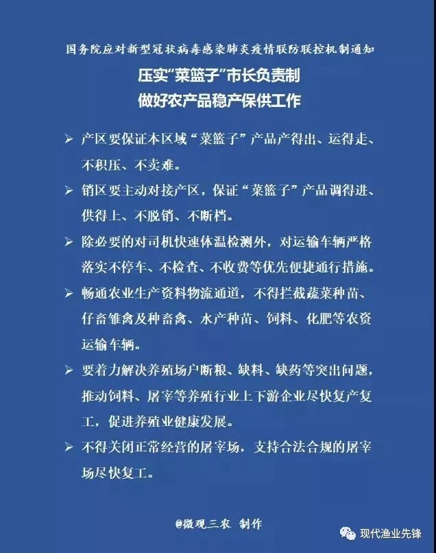 确保水产品供应！国务院硬措施压实居民“菜篮子”